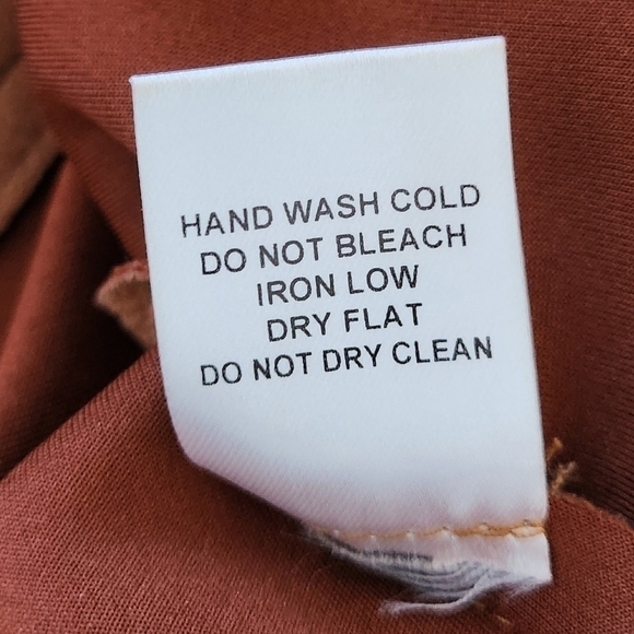 Haute Monde feaux brown suede skirt size Large - Picture 5 of 6